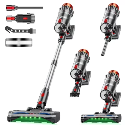 INLONG Aspirateur balai  ZV12 sans fil 550W 55KPa - 70 min autonomie - R&eacute;servoir 1.8L