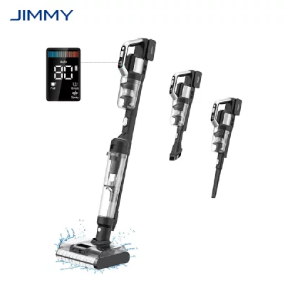 JIMMY Aspirateur balai laveur sans fil tout-en-un  pw11 400 w conception &agrave; plat &agrave; 180 &deg; 