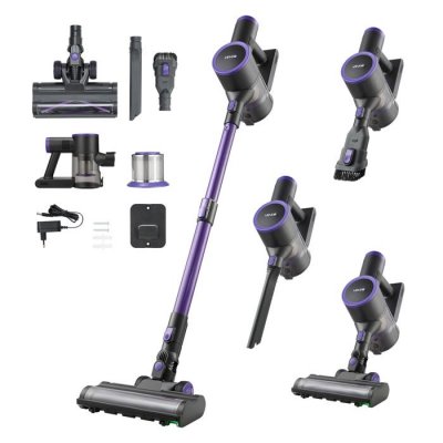 VEVOR Aspirateur Balai Sans Fil Aspiration de 15kPa et Moteur Puissant Polyvalente