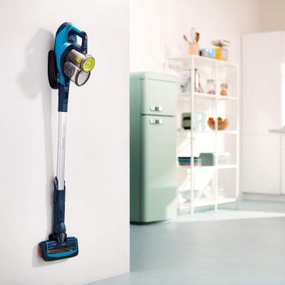 PHILIPS Aspirateur Balai Sans Fil De 0,4l Bleu Gris Jaune