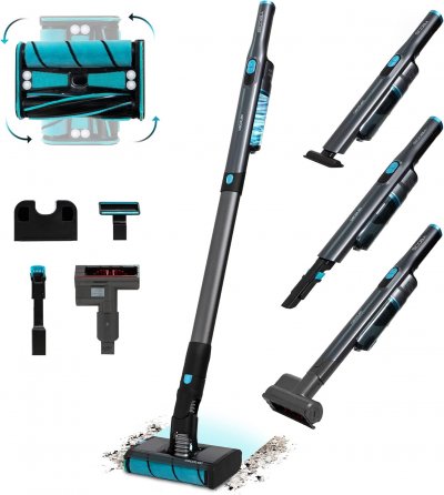 CECOTEC Aspirateur balai sans fil l&eacute;ger 2 en 1 pour tapis - Neuf