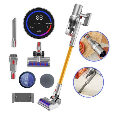 LIECTROUX Aspirateur Balai Sans Fil -  - i10 - 27000Pa - &Eacute;clairage LED - Filtration HEPA E13