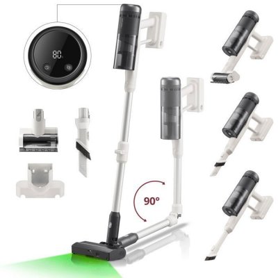 ROBOROCK Aspirateur Balai sans Fil -  - H60 Pro - 170AW - 80 Min Autonomie - Tube Flexible 90&deg;