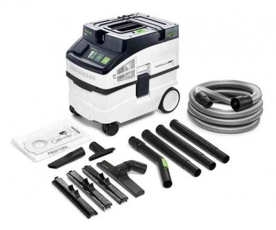 FESTOOL Aspirateur Cleantec CT 15 E Set  - 8 accessoires - 575988 