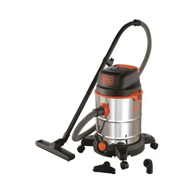 BLACK & DECKER Aspirateur eau et poussiere BLACK & DECKER - BXVC30XDE - Cuve inox - 30L (fonction soufflerie)