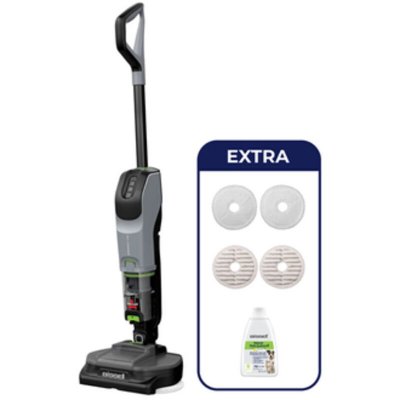 BISSELL Aspirateur laveur  SpinWave + Vac Pet Pro 25,9 V Gris et Noir 