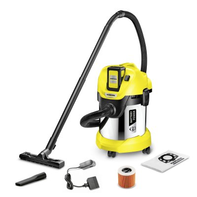 KARCHER Aspirateur multifonction sans fil K&auml;rcher WD 3 Premium Jaune