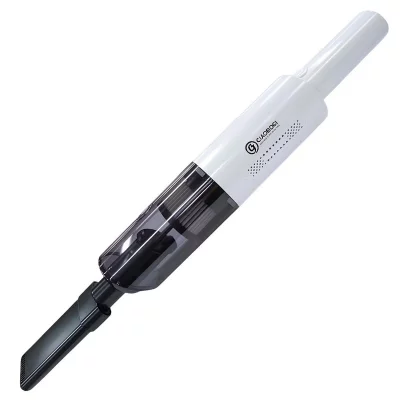 AVIZAR Aspirateur Portable Sans Fil 150W Rechargeable pour Maison et Voiture Blanc / Noir