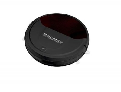 ROWENTA Aspirateur robot autonome smart force essential jusqu'&agrave; 150 minutes rouge noir