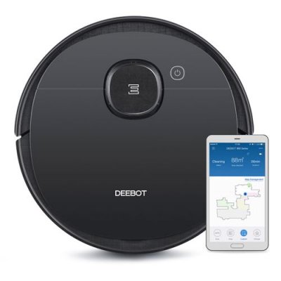 ECOV Aspirateur robot acs Noir