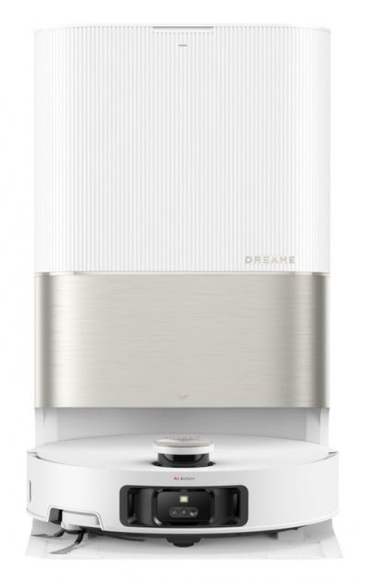 DREAME Aspirateur robot et serpilli&egrave;re  X50 Ultra Complete avec base &agrave; vidage automatique Blanc