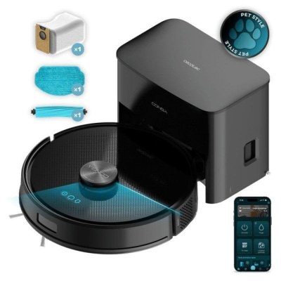 CECOTEC Aspirateur robot laveur -  - Conga Y50 - 5 000 Pa - Noir
