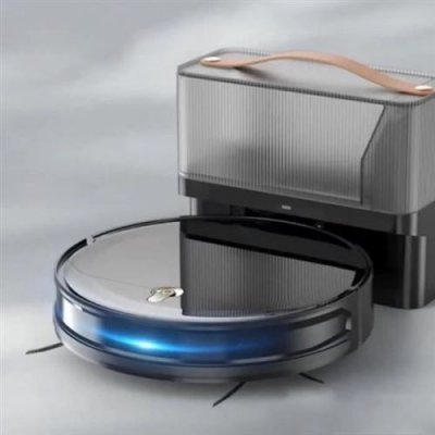 Aspirateur Robot Laveur Connect&eacute; EZICLEAN I-Bot Z5 - 75 min - 2.6Kpa - 60-90m&sup2; - Sols durs - 0.25L