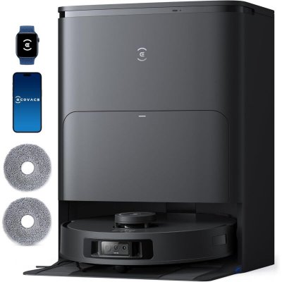 ECOVACS Aspirateur robot laveur -  Deebot T30s Pro Gen2 - 11000 Pa - Noir