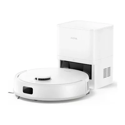 MOVA Aspirateur robot laveur  E20 Plus 5000 Pa Blanc