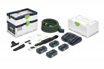 FESTOOL Aspirateur sans fil CTLC SYS HPC 4.0 I-Plus CLEANTEC  - 576944 