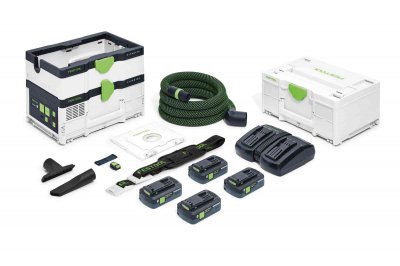 FESTOOL Aspirateur sans fil CTMC SYS HPC 4.0 I-Plus CLEANTEC  - 576942 