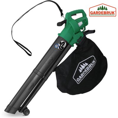 GARDEBRUK Aspirateur souffleur broyeur 3en1 avec bandouli&egrave;re sac 45L