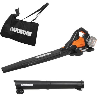 WORX Aspirateur souffleur broyeur sur batterie  vendu sans batterie