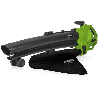 VITO GARDEN Aspirateur souffleur de feuilles 3000W Sac 35L Pelouses All&eacute;es,terrasses Garages jardins VITO