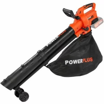 POWERPLUS Aspirateur/souffleur de feuilles sans balais - Orange