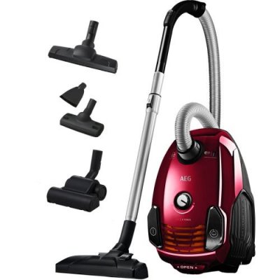 AEG Aspirateur traineau avec sac  vx7-2-crak chili red