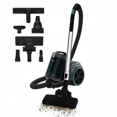 CECOTEC Aspirateur tra&icirc;neau  Conga Rockstar Multicyclonic XL PowerStyle 900W noir/bleu
