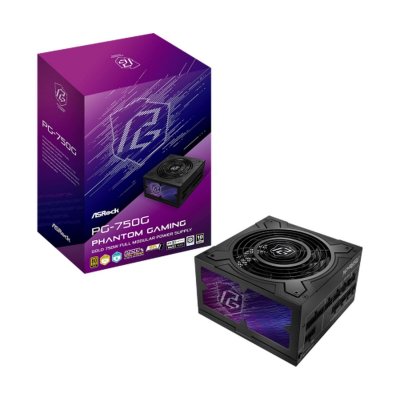 ASROCK  90-UXP075-GFEAAB Alimentation PC 750 W ATX 80PLUS&reg; Gold 