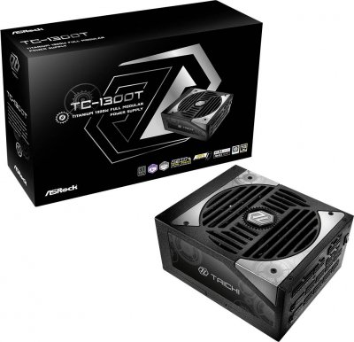 ASROCK  90-UXT130-TFEAAB Alimentation PC 1300 W ATX 80PLUS&reg; Titanium 