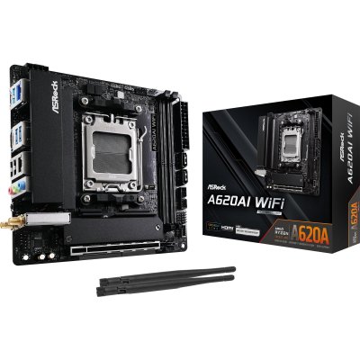 ASROCK  A620AI WiFi AMD A620A Emplacement AM5 mini ITX
