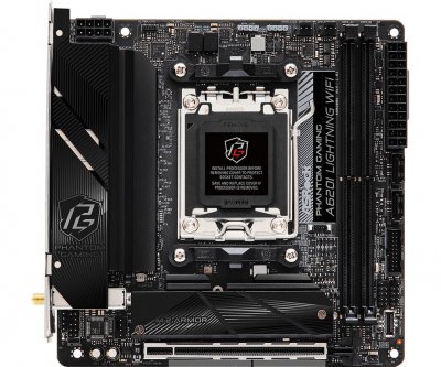 ASROCK  A620I Lightning WiFi socket AM5, Socket AM5 carte m&egrave;re