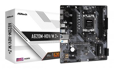 ASROCK  A620M-HDV/M.2+ AMD AM5 MATX retail () - 90-MXBLK0-A0UAYZ