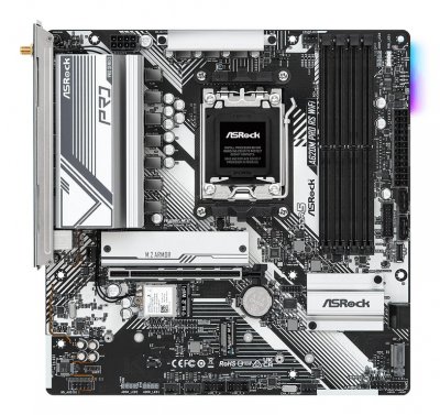 ASROCK  A620M Pro RS WiFi AMD A620 Emplacement AM5 micro ATX