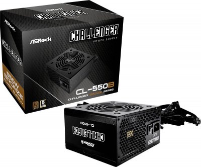 ASROCK  Alimentation ATX Challenger Bronze - 550W (Noir)