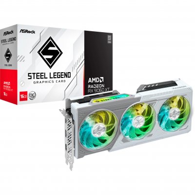 ASROCK  AMD Radeon RX 9060 XT Steel Legend 16GB OC 