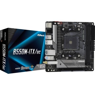 ASROCK  Asro B550M-ITX/ac, Carte m&egrave;re