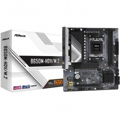 ASROCK  B650M-HDV/M.2 AMD B650 Emplacement AM5 micro ATX