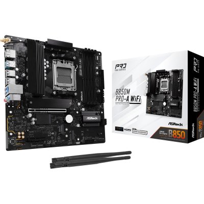 ASROCK  B850M Pro-A WiFi AMD B850 Emplacement AM5 micro ATX - Neuf