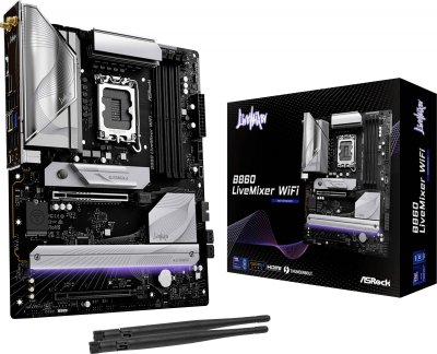 ASROCK  B860 LiveMixer WiFi Intel B860 LGA 1851 (Socket V1) ATX - Neuf