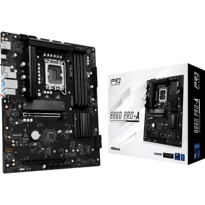 ASROCK  B860 Pro-A DDR5 Intel S1851 Retail (90-MXBRN0-A0UAYZ)
