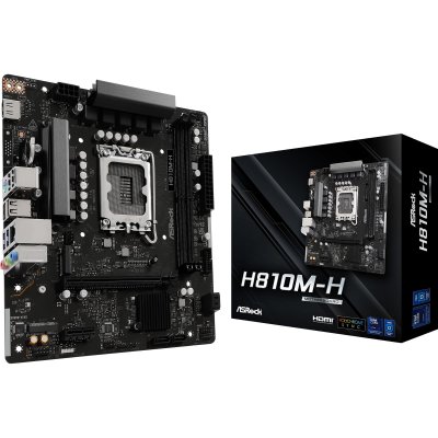 ASROCK  H810M-H Intel H810 LGA 1851 (Socket V1) micro ATX