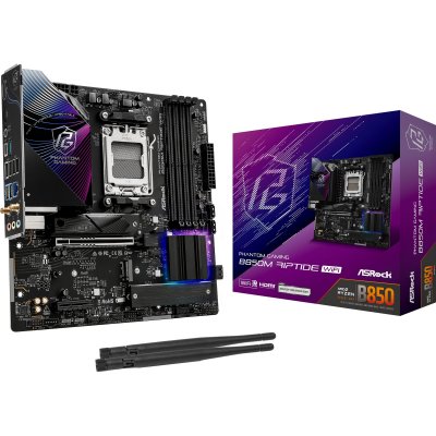 ASROCK  Phantom Gaming B850M Riptide WiFi AMD B850 Emplacement AM5 micro ATX