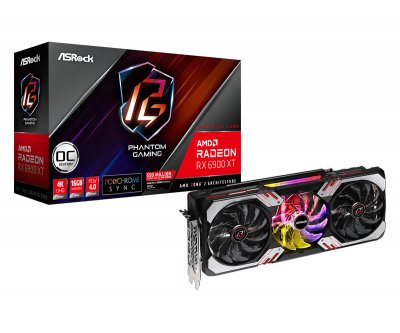 ASROCK  Radeon RX 6900 XT - Phantom Gaming D - 16 Go