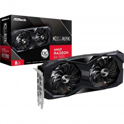ASROCK  Radeon RX 7600 Challenger 8GO, 8192 MB GDDR6