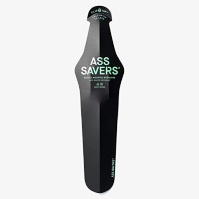 ASS SAVERS  ASR-1-BLK Garde-Boue de v&eacute;lo Mixte, Noir, Normal