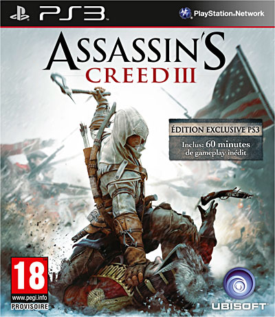 ASSASSIN'S CREED 3 BONUS EDITION / Jeu console PS3