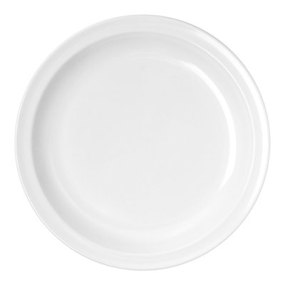  Assiette Blanche &Oslash;23,5 Cm - Emga