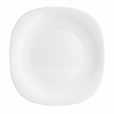 BORMIOLI Assiette pr&eacute;sentation 31cm Parma blanc opal - Lot de 6