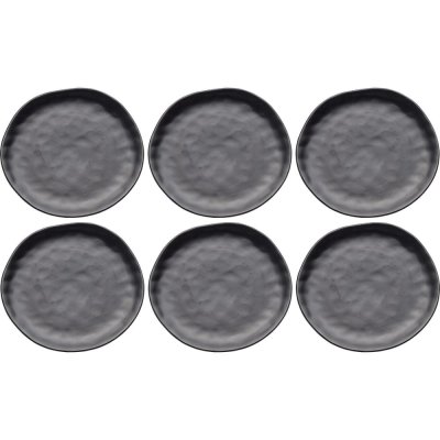 BRAND Assiettes Organic noires 26cm set de4 Kare Design