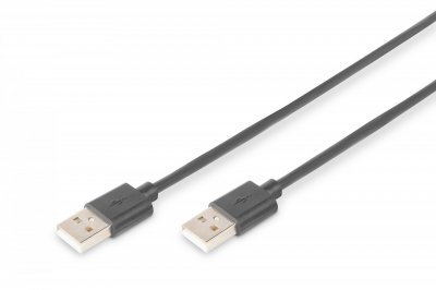 DIGITUS ASSMANN - C&acirc;ble USB - USB (M) pour USB (M) - USB 2.0 - 5 m - moul&eacute; - noir